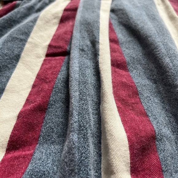 Route 66 button up striped short sleeve - Picture 2 of 3